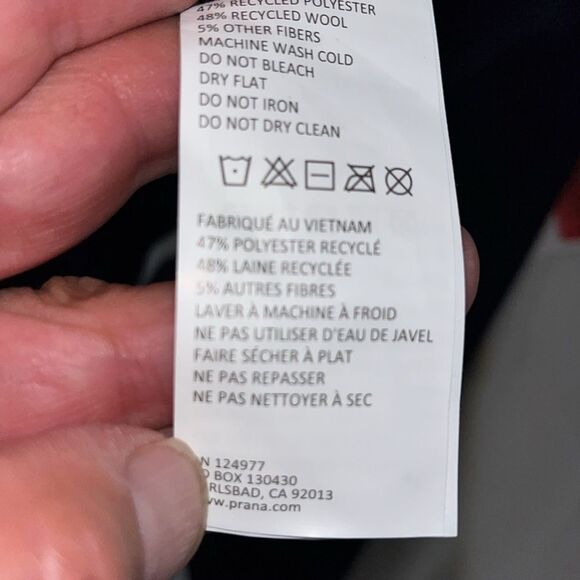 prAna Brookland 1/4 Zip Sweater Mens Wool Blend Pullover Collared sweatshirt 🛥️ - Picture 6 of 6